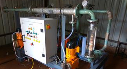 Chemical Dosing System for Iron Ore Slurry